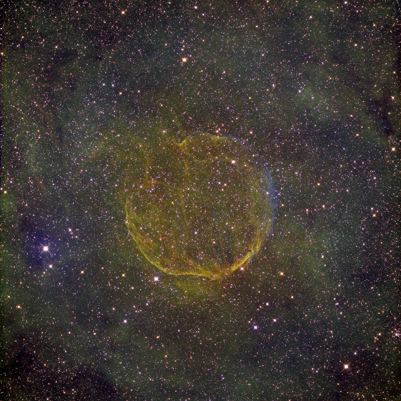 CTB1 Supernova Remnant in Cassiopeia