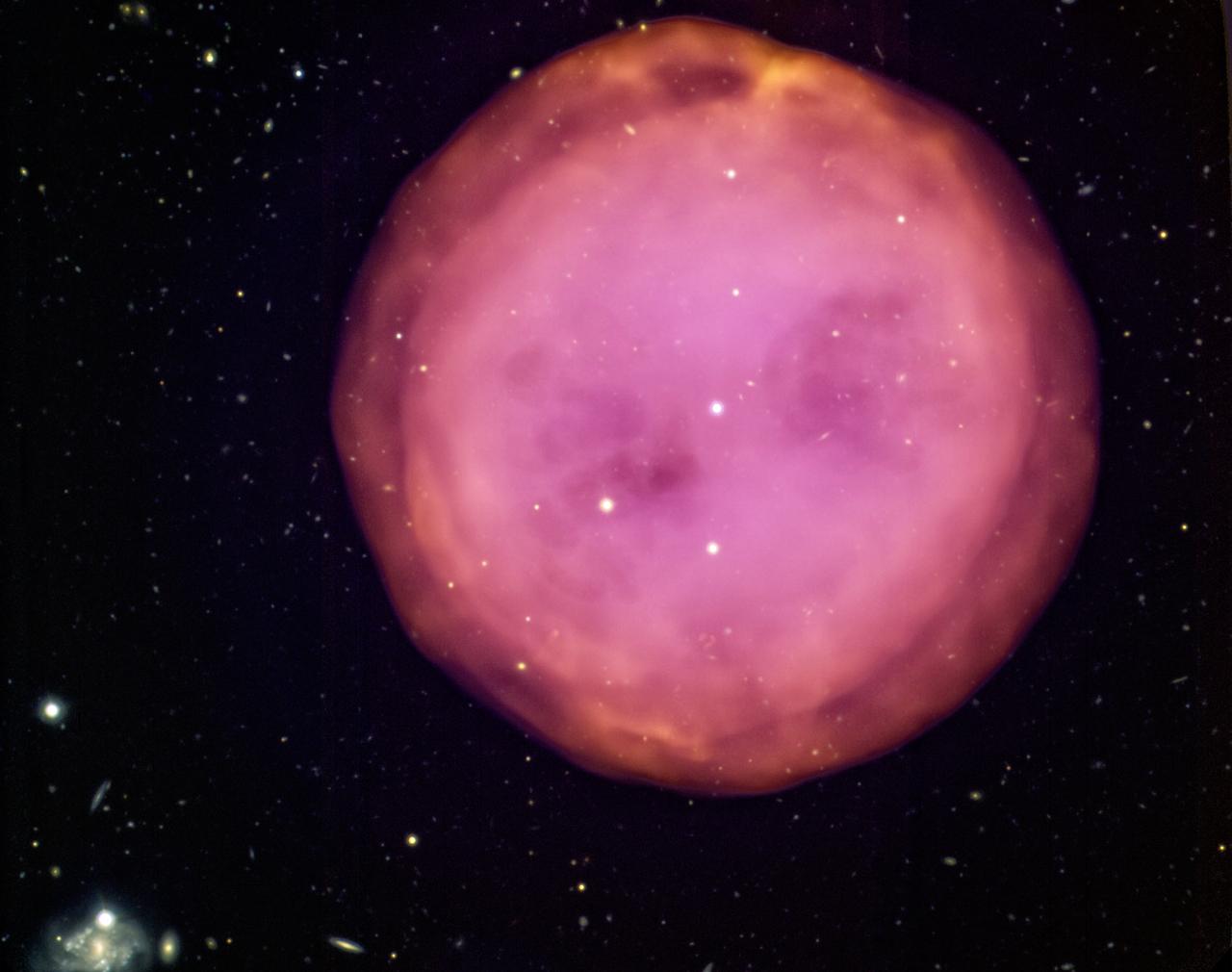 La nbuleuse du Hibou observe avec le tlescope Gemini nord