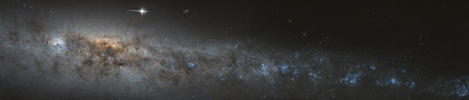 La galaxie NGC4631 vue par Hubble