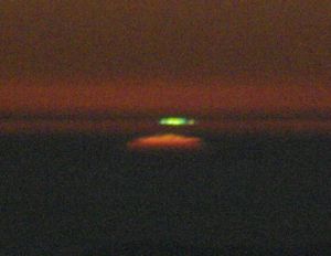 Rayon Vert observ le 15 janvier 2006  l'Observatoire de La Silla (ESO)
