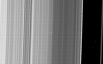La plante Saturne vue par la sonde Cassini le 26 juillet 2009