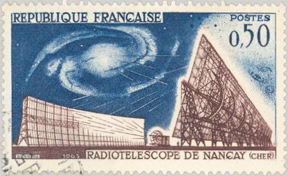 Le radiotlescope de Nanay, une commune situe  18 km au nord-est de Vierzon (Cher)