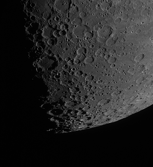 photo sud de la Lune