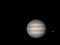 Jupiter+Ganymède le 03/05/04 à 00h03