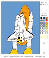 Colorear el Space Shuttle