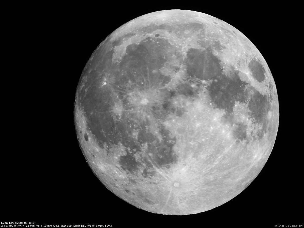 Luna Llena 13 04 2006 Astronom a Sur