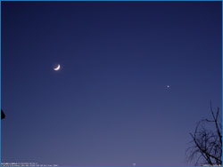 Luna y Venus