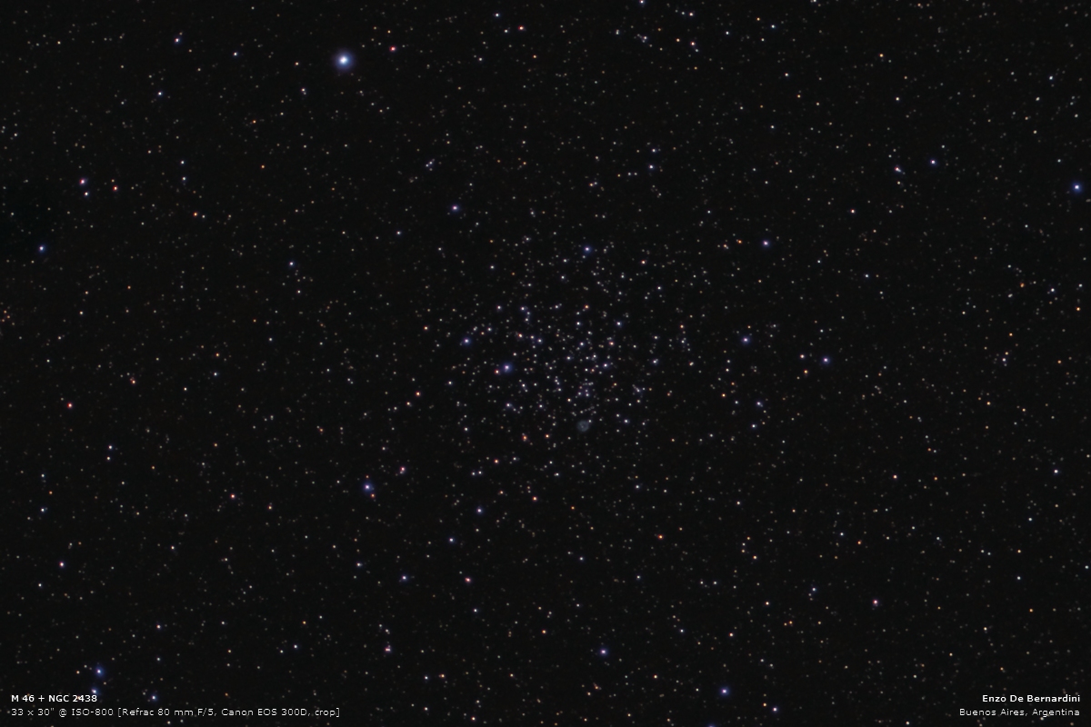 M 46 y NGC 2438
