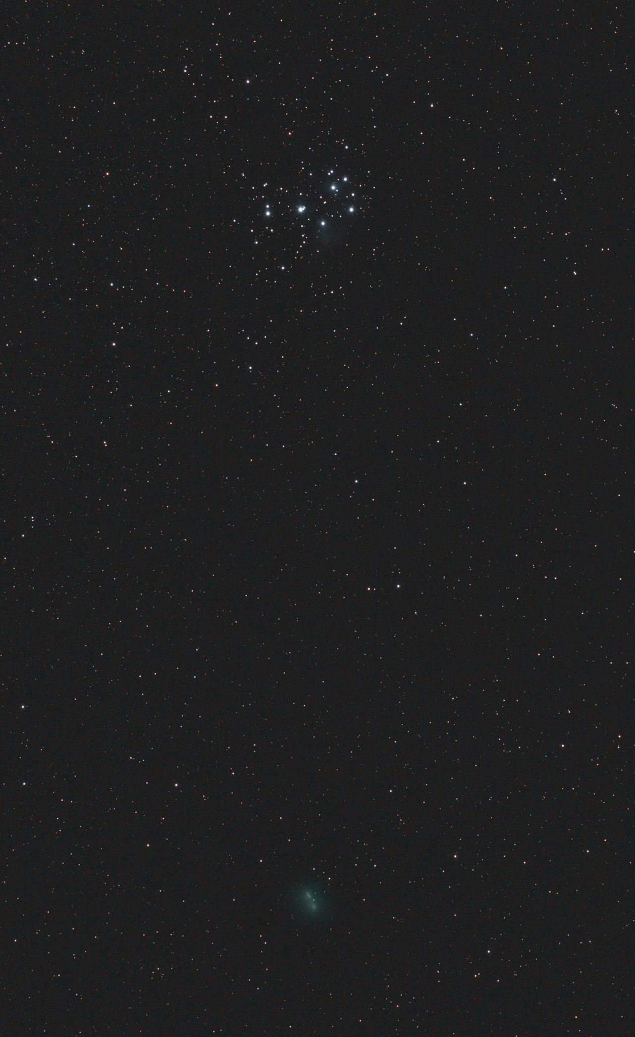 46P-wirtanen-pleiades-20181214-1100D-100