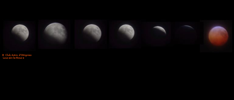 Eclipse totale Lune 3 mars 2007 phases - Raoul Lannoy Copyright © C.A.O.