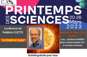 Conference Frédéric Clette