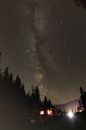 Voie Lactée au dessus du parc de Yellowstone (USA)