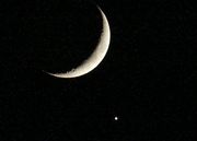 Occultation de Vénus par la Lune - photo de Jean-Charles