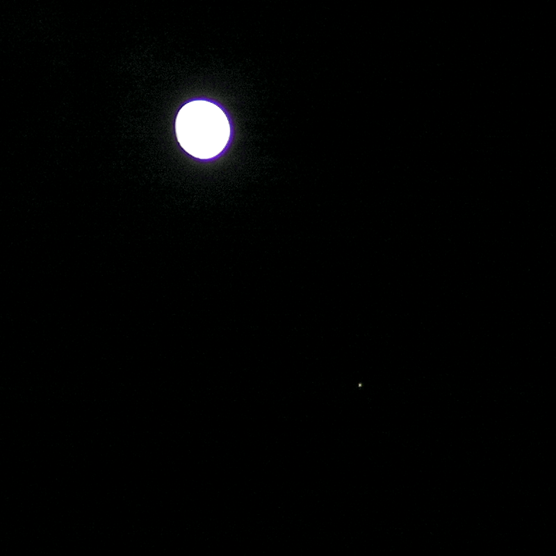 Lua e Júpiter