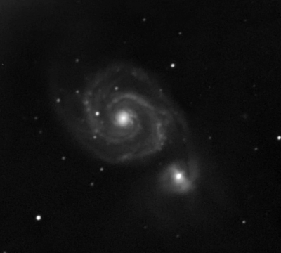 Messier 51 & NGC 5195, " Galáxia Remoínho"