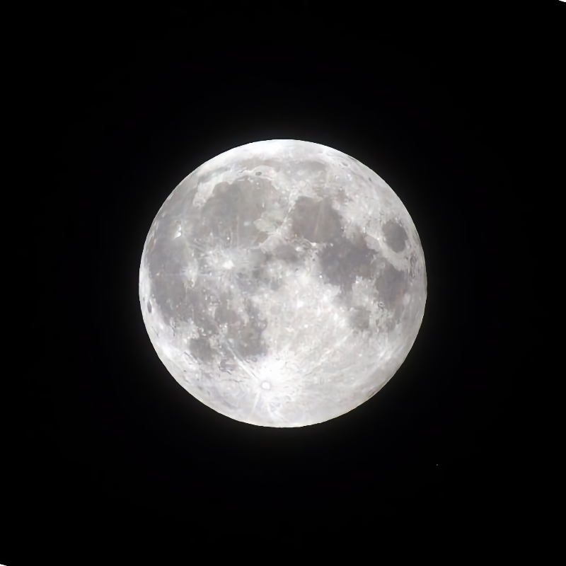 A Lua às 22:00