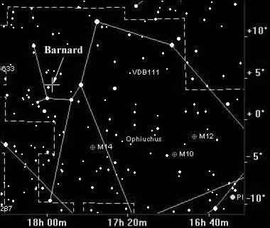 Étoile de Barnard le 18 août 1998