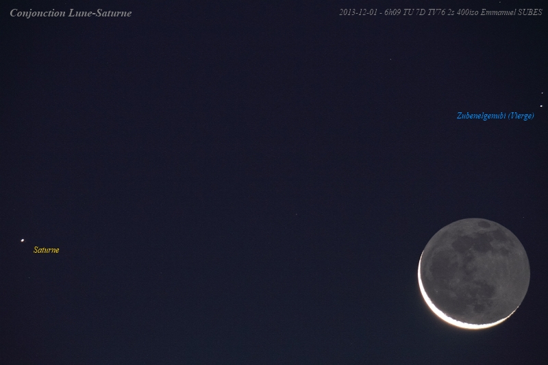 Lune-Saturne 1er dcembre 2013