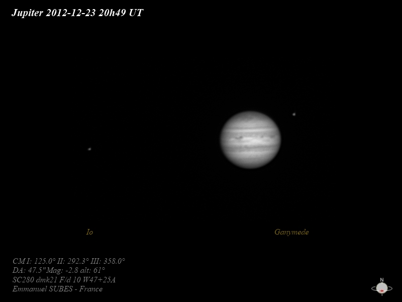 Jupiter W47-25A  23 dcembre 2012