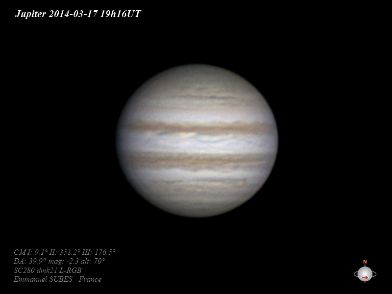 Jupiter 17mars2014 19h16UT
