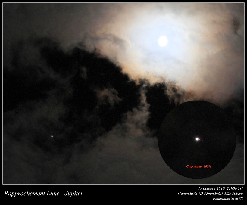 Lune Jupiter 19 octobre 2010
