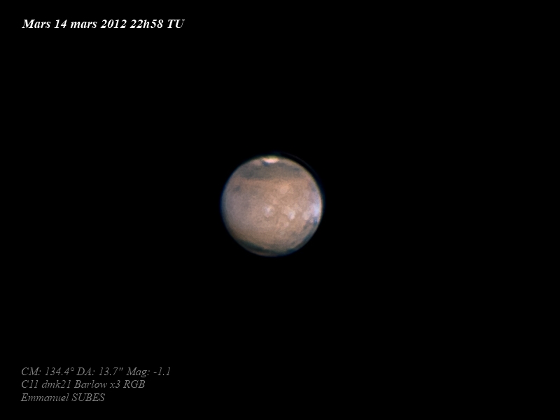 Mars 14 mars 2012 22h58TU