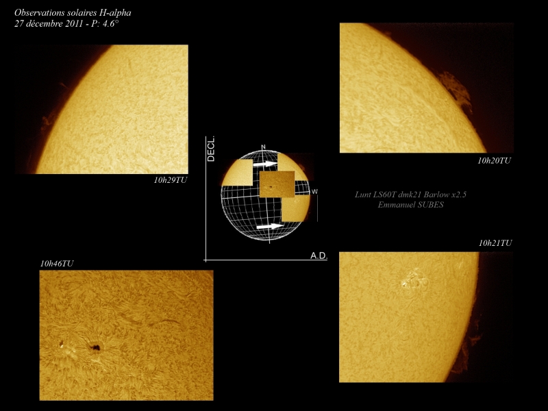 Planche solaire 27dec2011 H-alpha