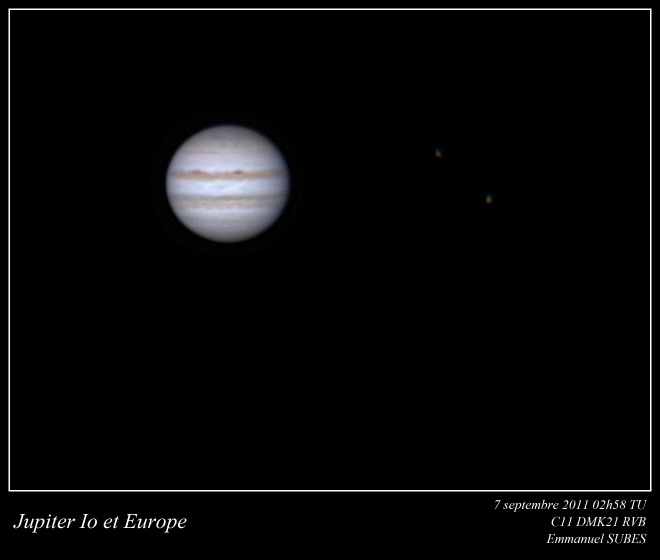 Jupiter Io Europe 7 septembre 2011