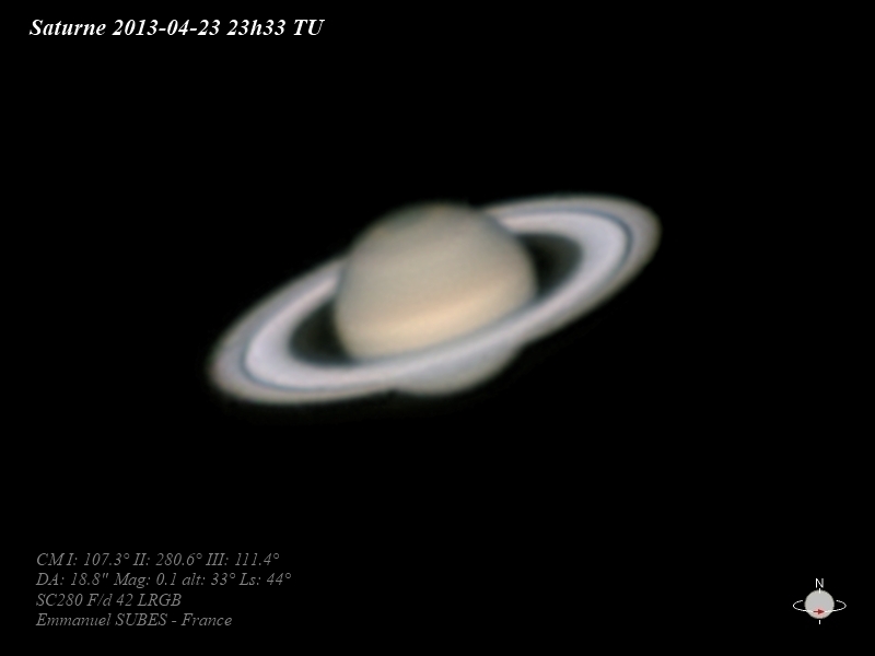 Saturne 23avril2013 23h33TU