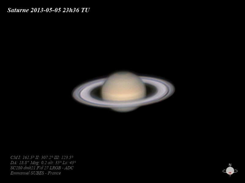 Saturne 5mai2013 23h36TU