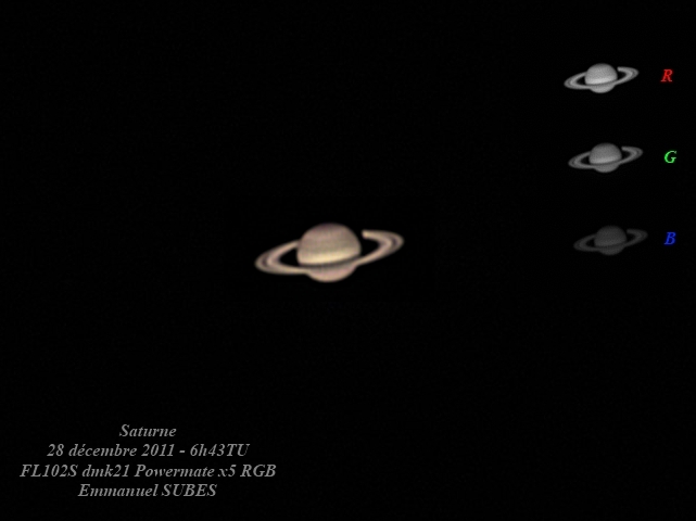Saturne 28 dcembre 2011