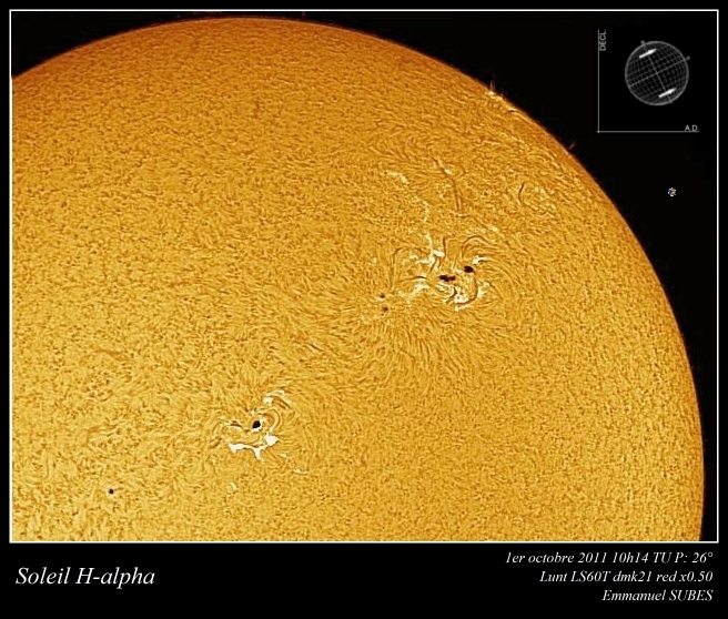 Archipel solaire H-alpha