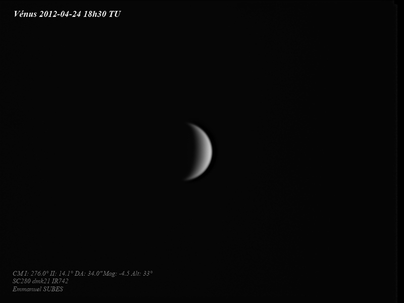 Venus 24 avril 2012