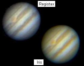 Jupiter le 26 Avril Registax-Iris