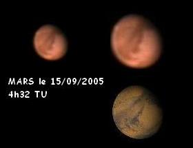 Mars le 15 Septembre 2005