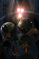 Une abduction par des extraterrestres. Document http://www.mafia.org/stone/