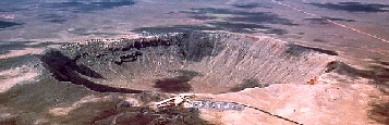 Le Meteor Crater, Barringer en Arizona