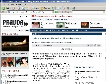 L'article concern de la Pravda du 12 mai 2005.