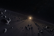 Des astéroïdes. Document ESO/M.Kornmesser