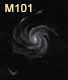 dessin galaxie M101
