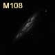 dessin galaxie M108