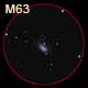 dessin galaxie M63
