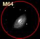 dessin galaxie M64