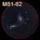 dessin galaxie M81-82