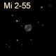 dessin nebuleuse planétaire Minkowski 2-55