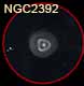 dessin nebuleuse du clown NGC2392