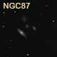 dessin galaxie NGC87