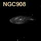dessin galaxie NGC908