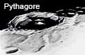 dessin lune cratère pythagore
