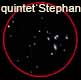 dessin groupe de galaxies quintet de Stephan